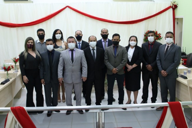 Reunião Solene de Posse de Suplente de Vereador da Câmara Municipal de São João do Paraíso-MG.