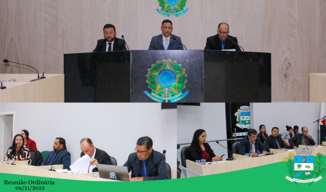 REUNIÃO ORDINÁRIA - 06/11/2023